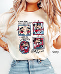 Comfort Colors© Retro Valentine's Day Match Mickey Minnie Shirt: Trend Love Preppy Valentines T-Shirt