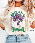 Comfort Colors© Mardi Gras Throwgirl Shirt: Happy Mardi Gras Women Tee Gift her Festival Girl Gift