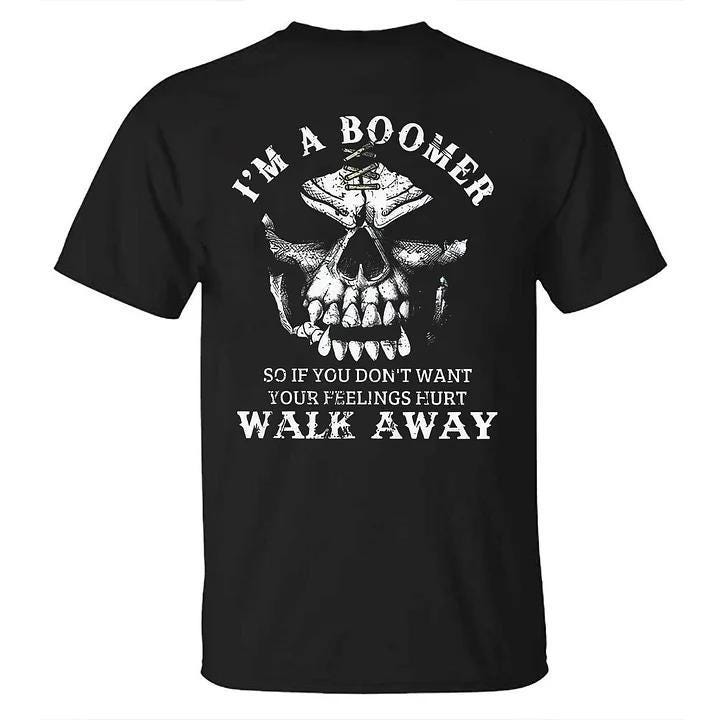 Im A Boomer Shirt, Funny Old Man Hoodie, Grumpy Grandpa Sweatshirt, Sarcastic Skull Tee, Rude Boomer Gift, Mens Graphic Top, Dad Joke