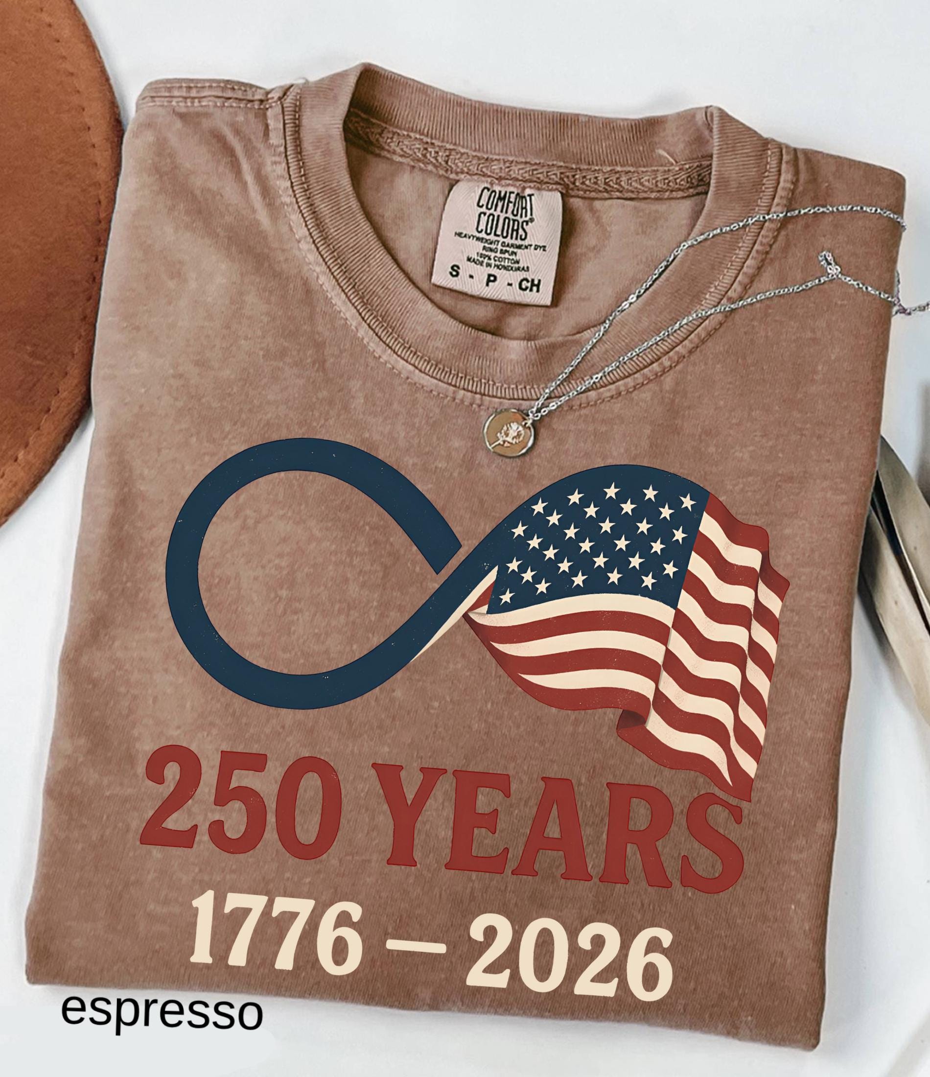 Comfort Colors© Retro Usa 250 Shirt, Independence Day Celebrate 250th Anniversary Shirt Usa Flag Tee 4th of July Patriotic Gift