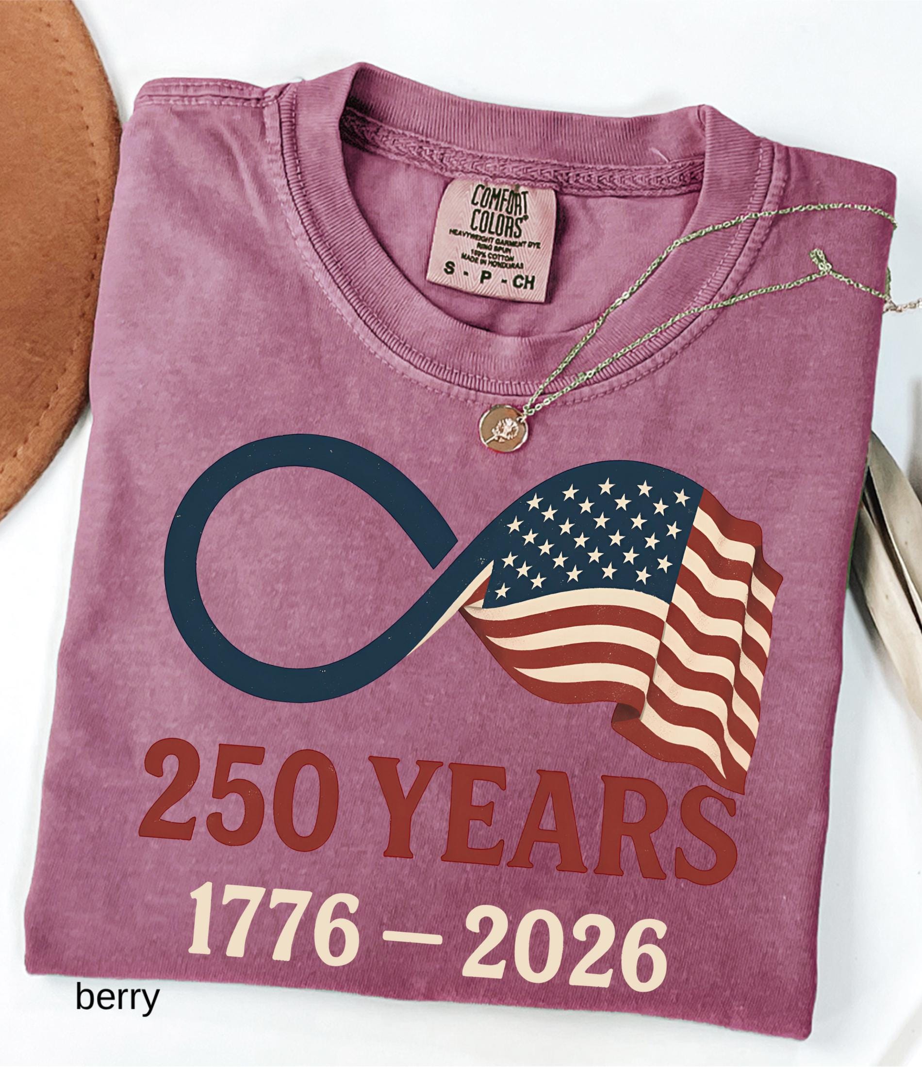 Comfort Colors© Retro Usa 250 Shirt, Independence Day Celebrate 250th Anniversary Shirt Usa Flag Tee 4th of July Patriotic Gift