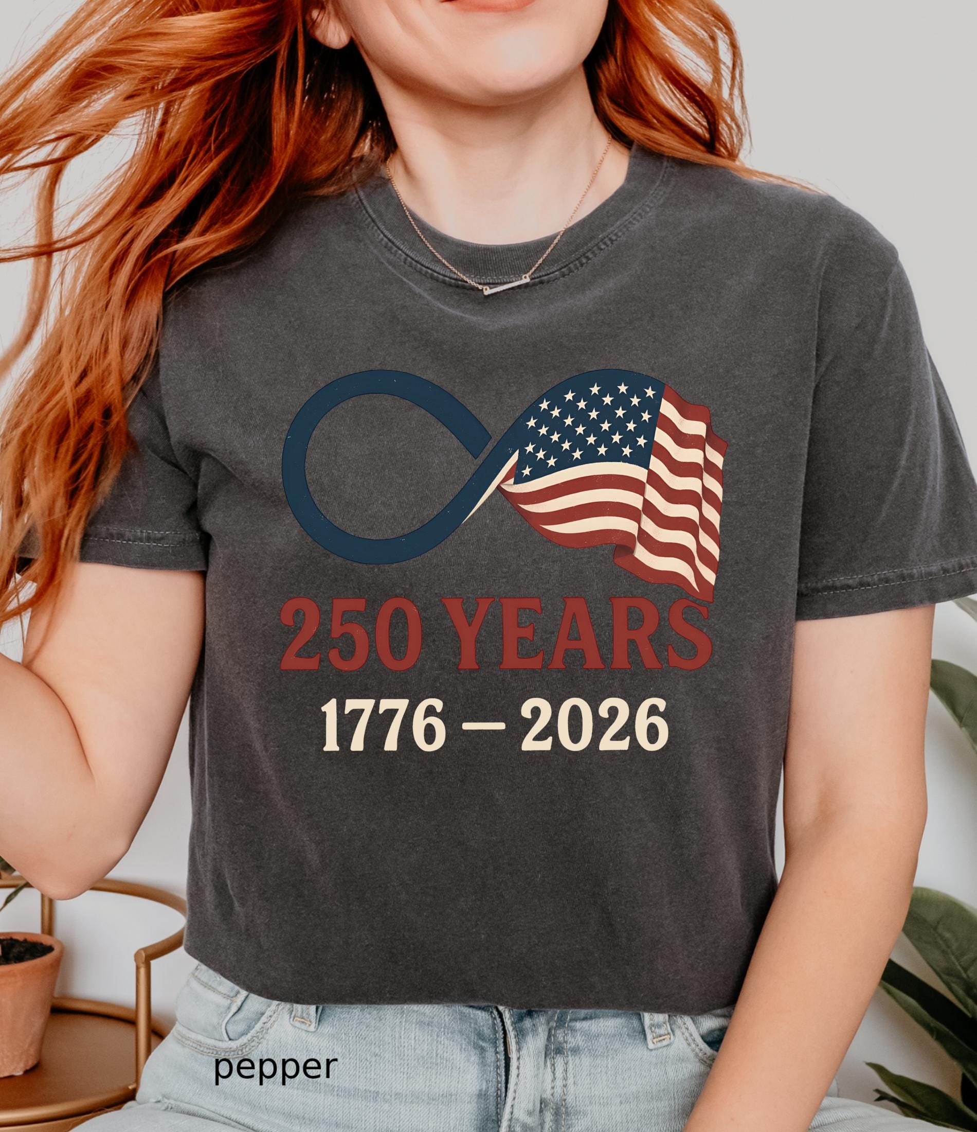 Comfort Colors© Retro Usa 250 Shirt, Independence Day Celebrate 250th Anniversary Shirt Usa Flag Tee 4th of July Patriotic Gift