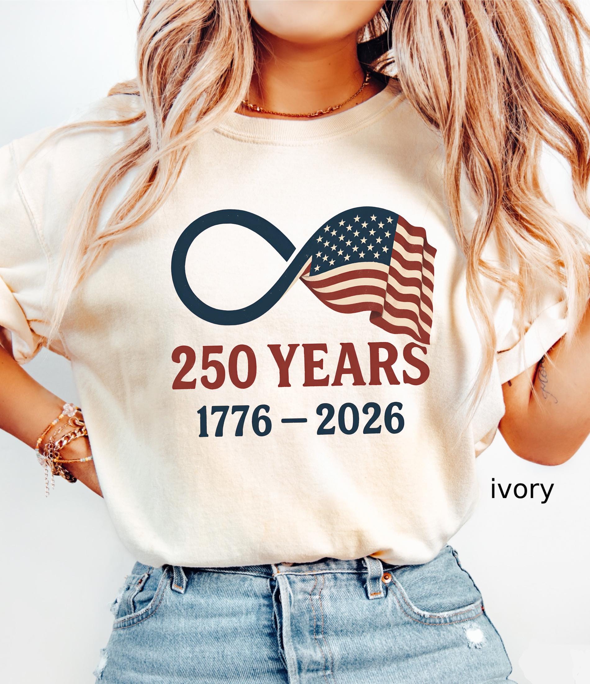Comfort Colors© Retro Usa 250 Shirt, Independence Day Celebrate 250th Anniversary Shirt Usa Flag Tee 4th of July Patriotic Gift