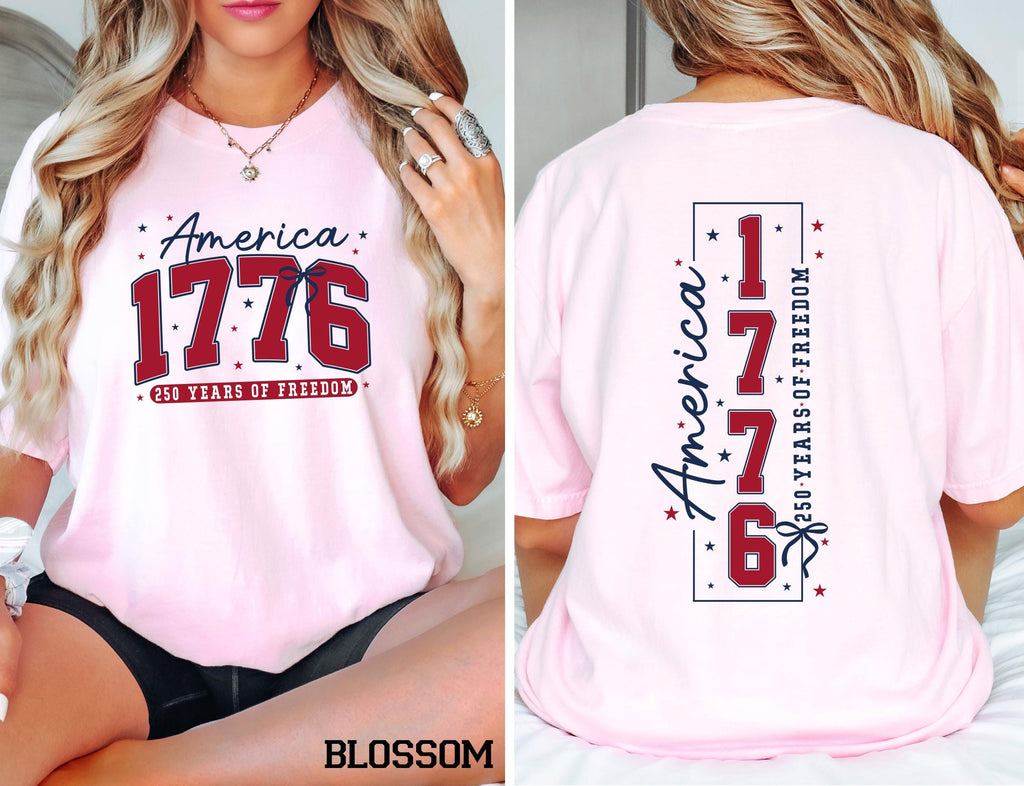 250th America Anniversary Comfort Colors© Shirt: US 250 Years of Freedom Patriotic Independence Day Tee America 1776 July 4th Gift
