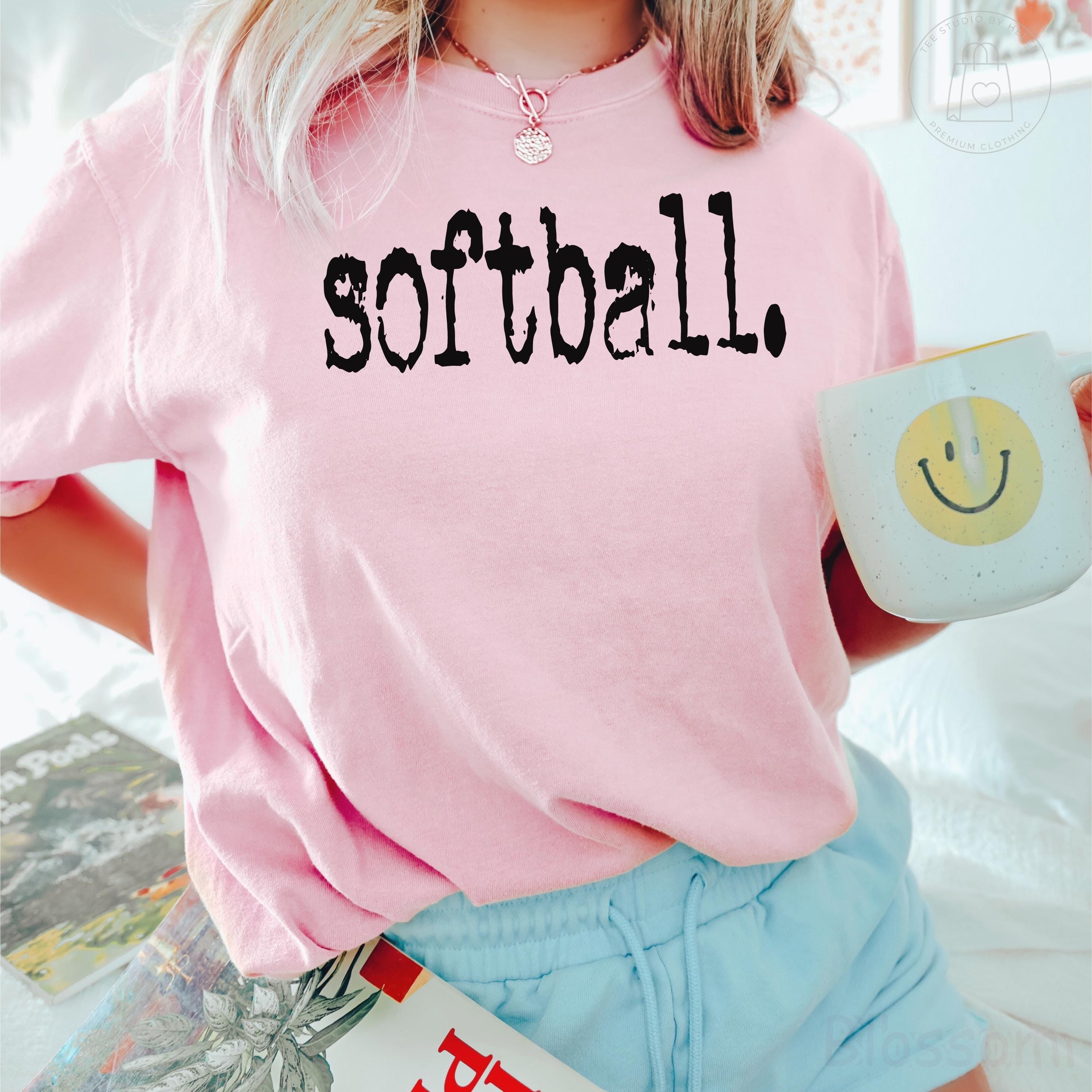 Comfort Colors® Retro Softball Shirt, Softball Game Day Shirt, Womens Softball Shirt, Sports Mom Tee Gift For Softball Lover Softball Season