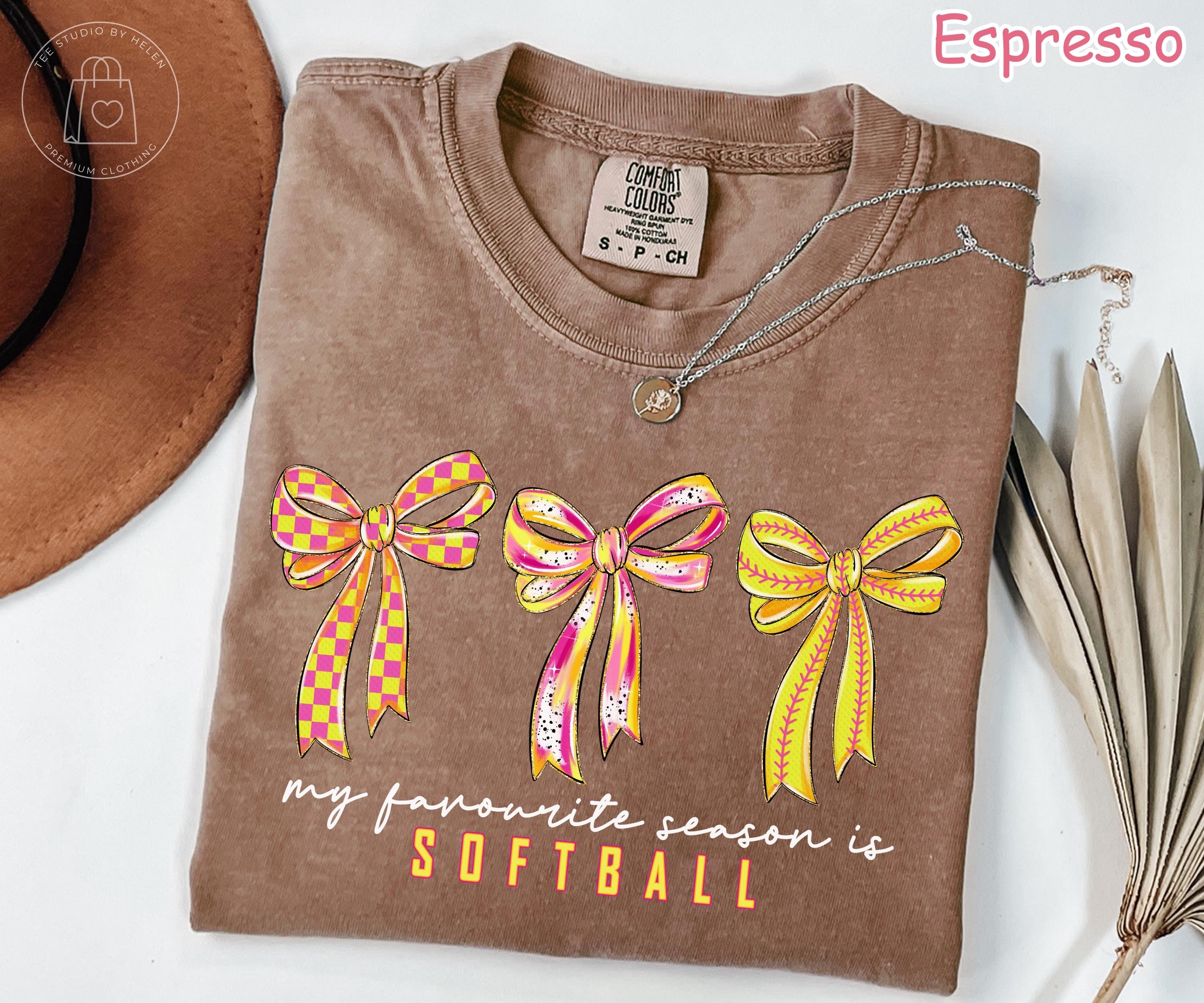 Comfort Colors® Softball Shirt, Softball Mom Shirt, Softball Season Shirt, Sports Mom Tee, Game Day Shirt, Girly Softball Tee, Softball Gift