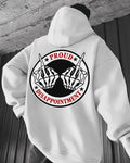 Proud Disappointment Skeleton Hoodie, Funny Middle Finger Sweatshirt, Edgy Grunge Tshirt, Sarcastic Streetwear, Y2K Gothic Graphic Tee