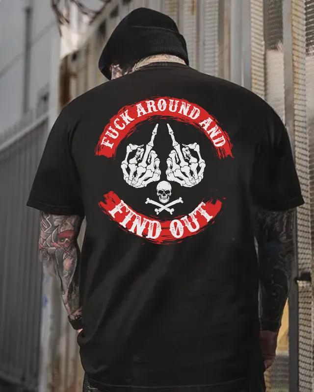 F*ck Around Find Out Shirt, Skeleton Middle Finger Hoodie, Skull Sweatshirt, Edgy Grunge Tee, Rude Sarcastic Gift, FAFO, Dark Humor Top