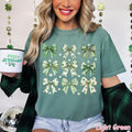 Comfort Colors® St Patrick's Day Coquette Bow Shirt, Womens St Patricks Day Gift, Lucky Shamrock Shirt, St Patty's Shirt, Irish Bow Shirts