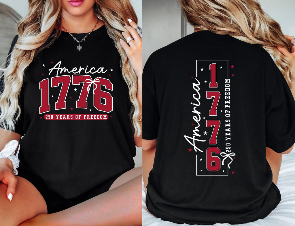 250th America Anniversary Comfort Colors© Shirt: US 250 Years of Freedom Patriotic Independence Day Tee America 1776 July 4th Gift