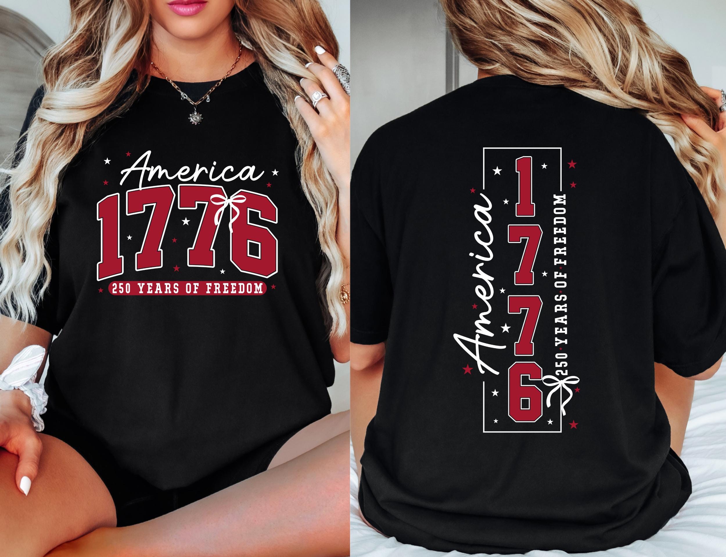 250th America Anniversary Comfort Colors© Shirt: US 250 Years of Freedom Patriotic Independence Day Tee America 1776 July 4th Gift