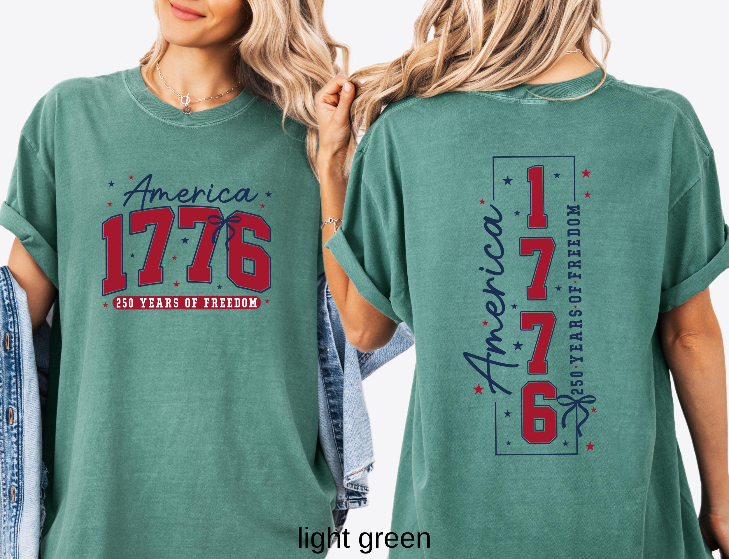 250th America Anniversary Comfort Colors© Shirt: US 250 Years of Freedom Patriotic Independence Day Tee America 1776 July 4th Gift