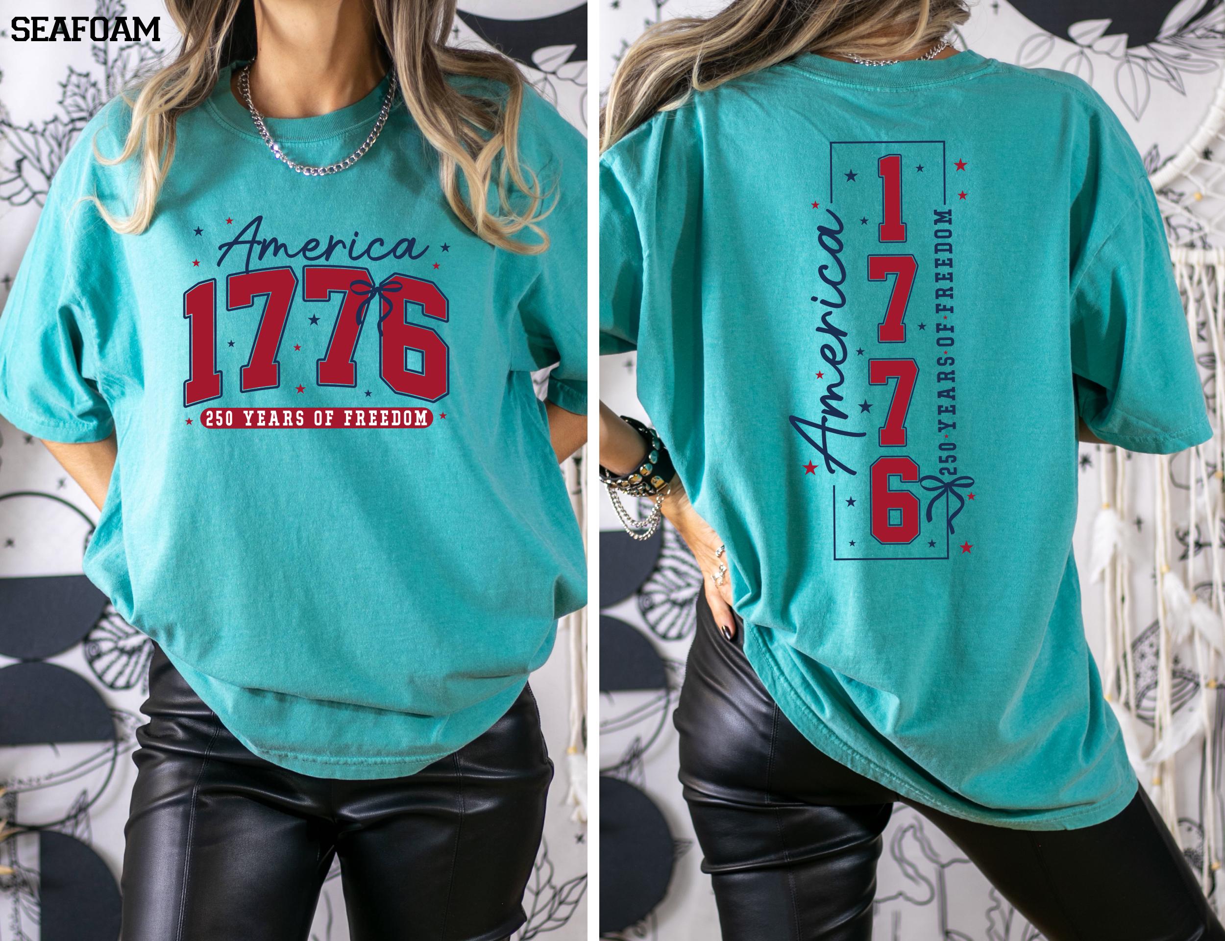 250th America Anniversary Comfort Colors© Shirt: US 250 Years of Freedom Patriotic Independence Day Tee America 1776 July 4th Gift