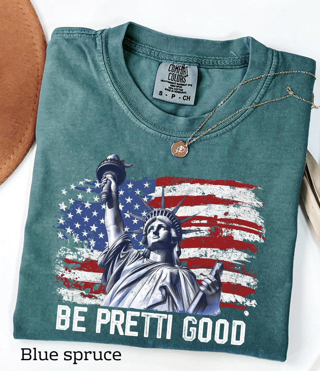 Be Pretti Be Good Comfort Colors Shirt: Resist Abolish ICE Protest Tee, Human Rights Activism Shirt, Anti Maga Tee