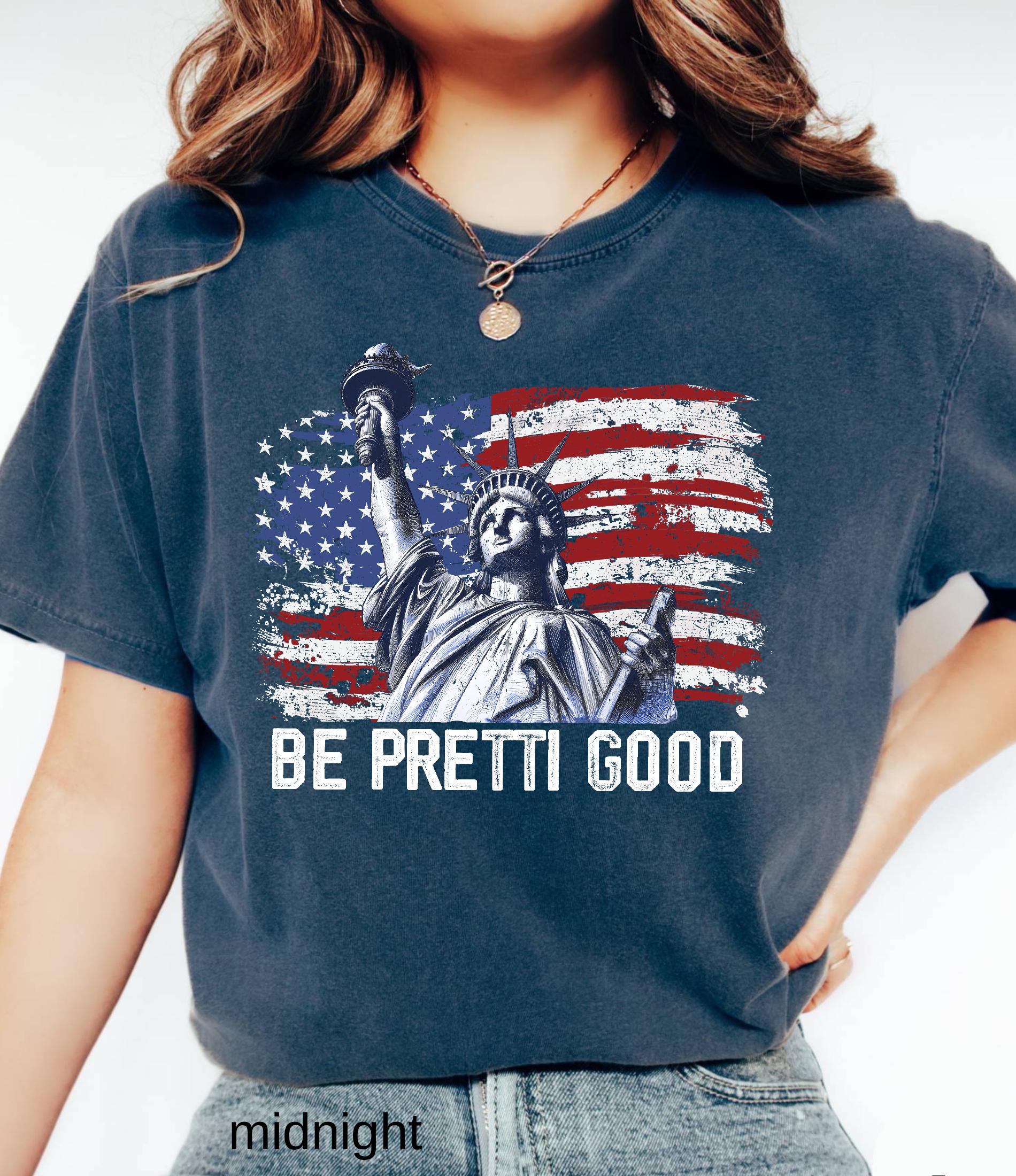 Be Pretti Be Good Comfort Colors Shirt: Resist Abolish ICE Protest Tee, Human Rights Activism Shirt, Anti Maga Tee