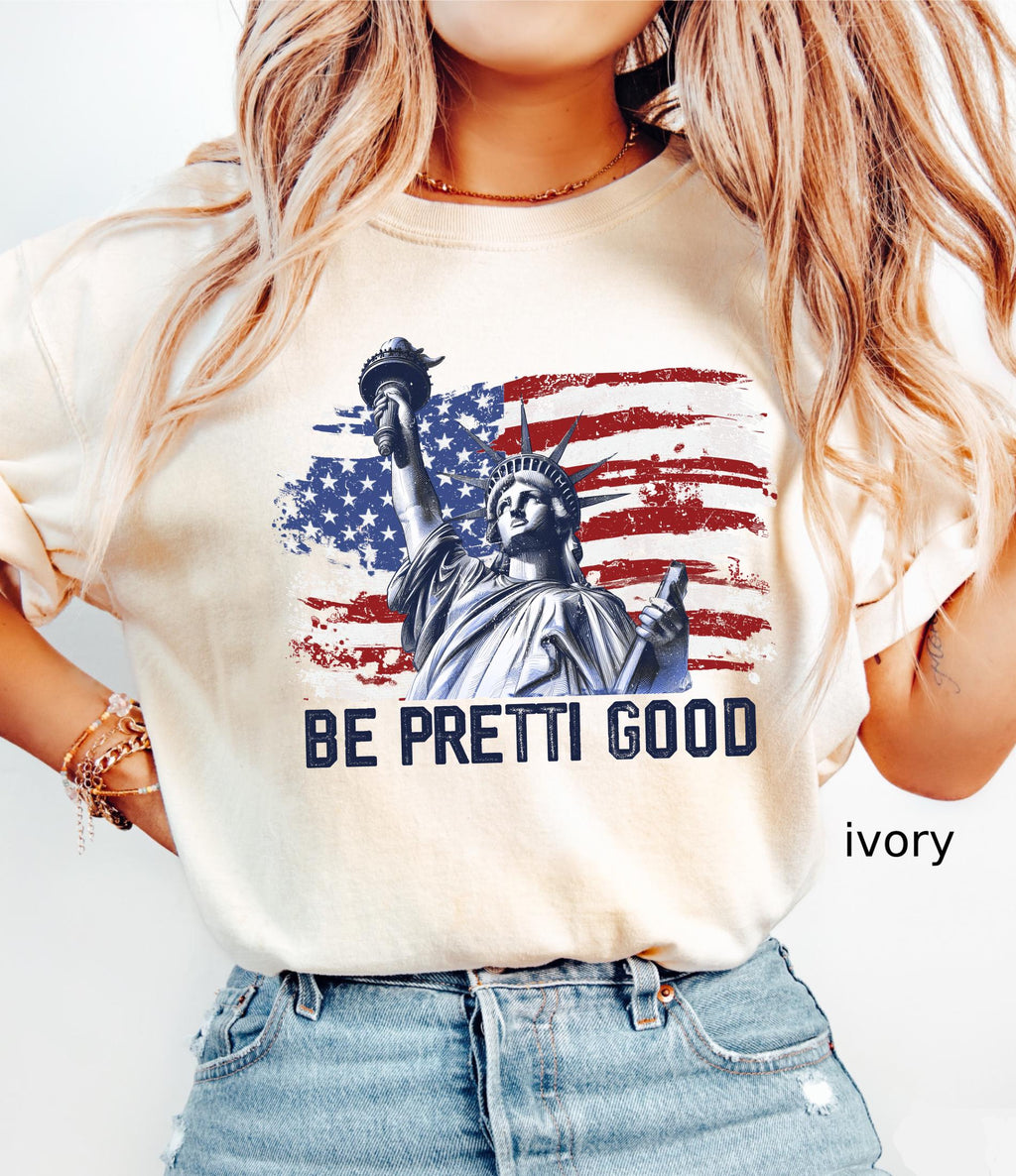 Be Pretti Be Good Comfort Colors Shirt: Resist Abolish ICE Protest Tee, Human Rights Activism Shirt, Anti Maga Tee