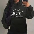 I'm Not Short Shirt, Concentrated Awesome Hoodie, Funny Short Girl Sweatshirt, Petite Gift, Sarcastic Tee, Short People Humor, Womens Top