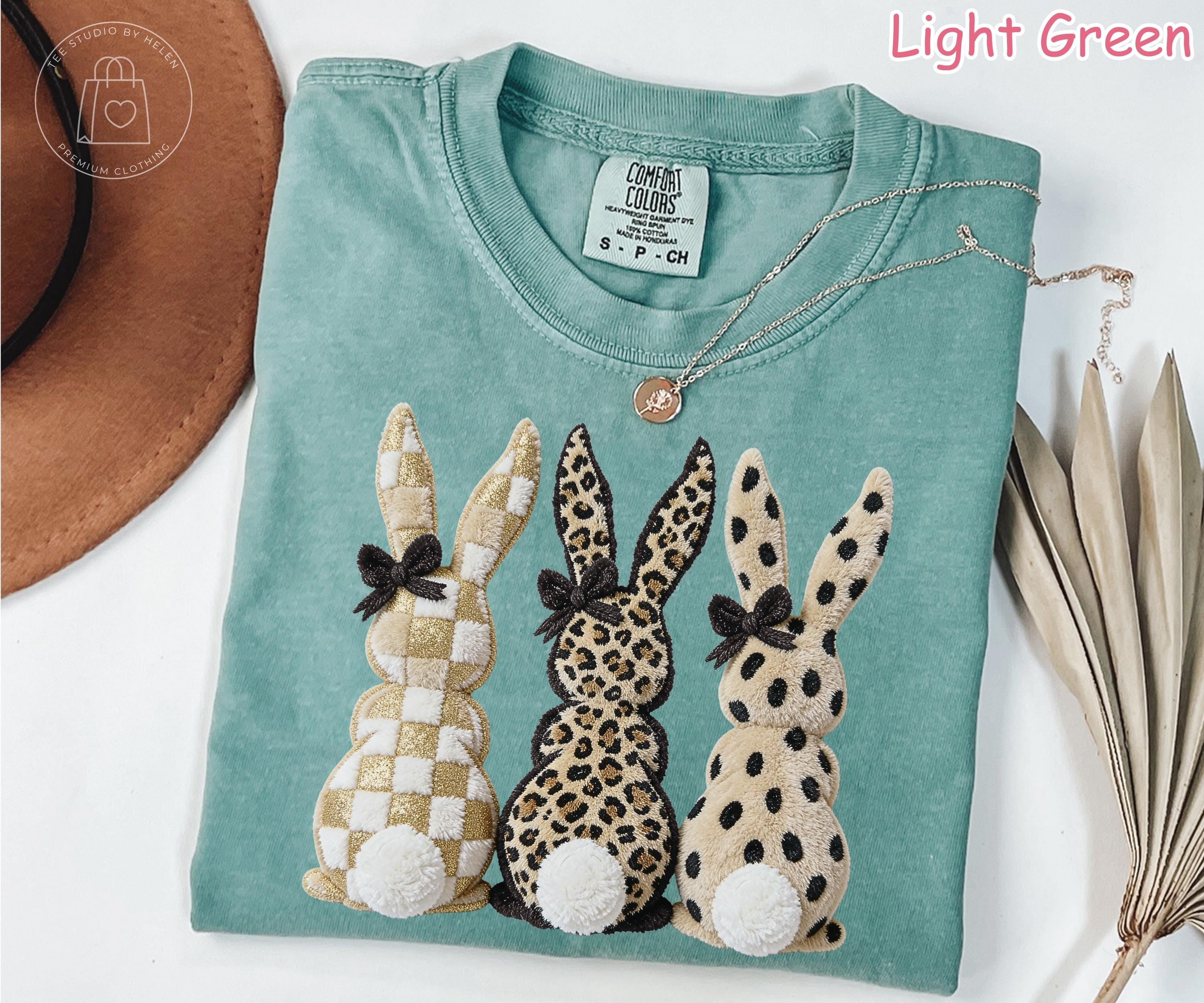 Comfort Colors® Leopard Easter Bunny Shirt, Cheetah Bunny Shirt, Trendy Easter Day Gift, Spring Women Tee, Coquette Bow Rabbit Shirt