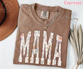 Comfort Colors® Mama Shirt, Floral Mama Shirt, Mothers Day Gift, Retro Mom Tee,  New Mom Gift, Trendy Mama T-Shirt, Shirt for Women