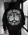 Fck Around Find Out Tshirt, Skeleton Middle Finger Hoodie, Snake Sweatshirt, FAFO Shirt, Edgy Grunge Clothing, Rude Dark Humor Gift