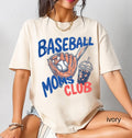 Baseball Mom Comfort Colors© Shirt, Baseball Moms Club T-shirt, Sport Mama Tee, Trendy Women's Game Day Shirt, Gift for Baseball Mom