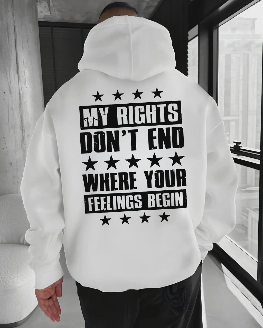 My Rights Dont End Tshirt, Where Your Feelings Begin Hoodie, Conservative Sweatshirt, Patriotic Shirt, Freedom Of Speech Graphic Tee