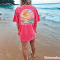 Comfort Colors® Chasing Sunsets Shirt, Summer Beach Shirt, Summer Aesthetic Shirt,  Trendy Vacation Shirt Boho Summer Vibes Tee Sunset Lover