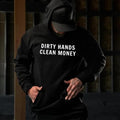 Dirty Hands Clean Money Tshirt, Blue Collar Hoodie, Mechanic Sweatshirt, Tradesman Gift, Hard Worker Tee, Hustle Top