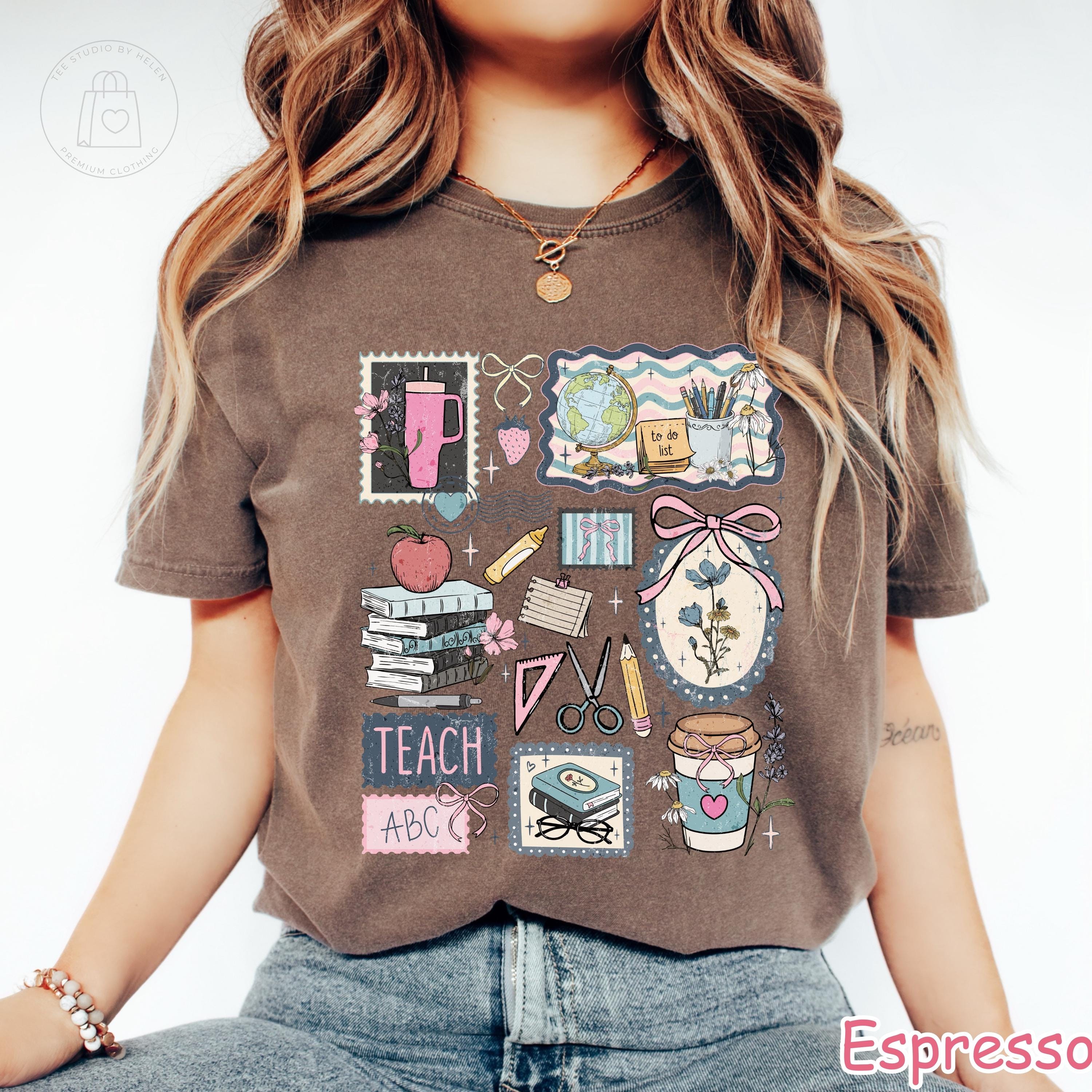 Comfort Colors® Teacher Life Shirt, Retro Teacher Graphic Tee, Cute Gift for Teacher, Teacher Appreciation Gift, Back To School Shirt