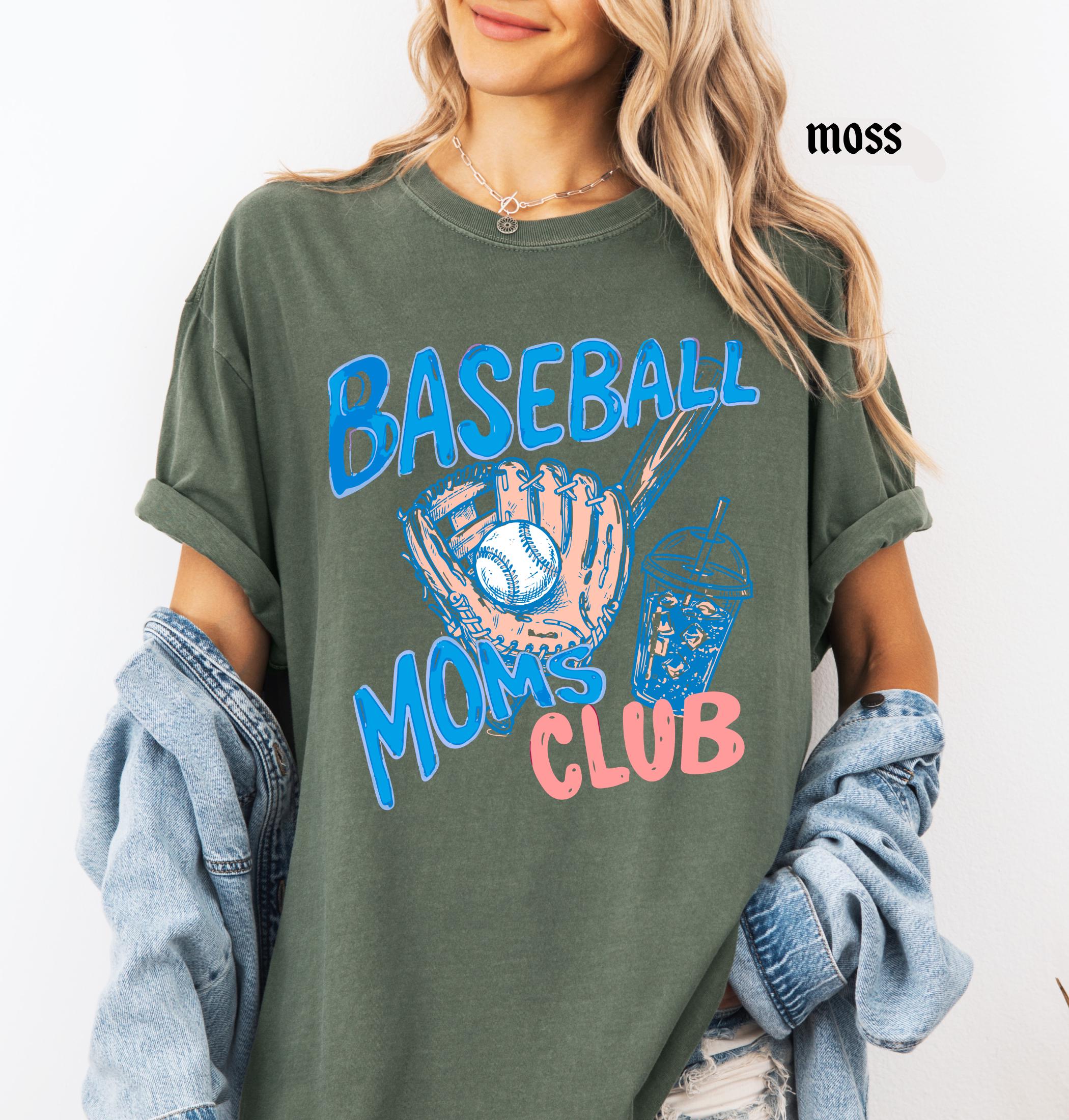 Baseball Mom Comfort Colors© Shirt, Baseball Moms Club T-shirt, Sport Mama Tee, Trendy Women's Game Day Shirt, Gift for Baseball Mom