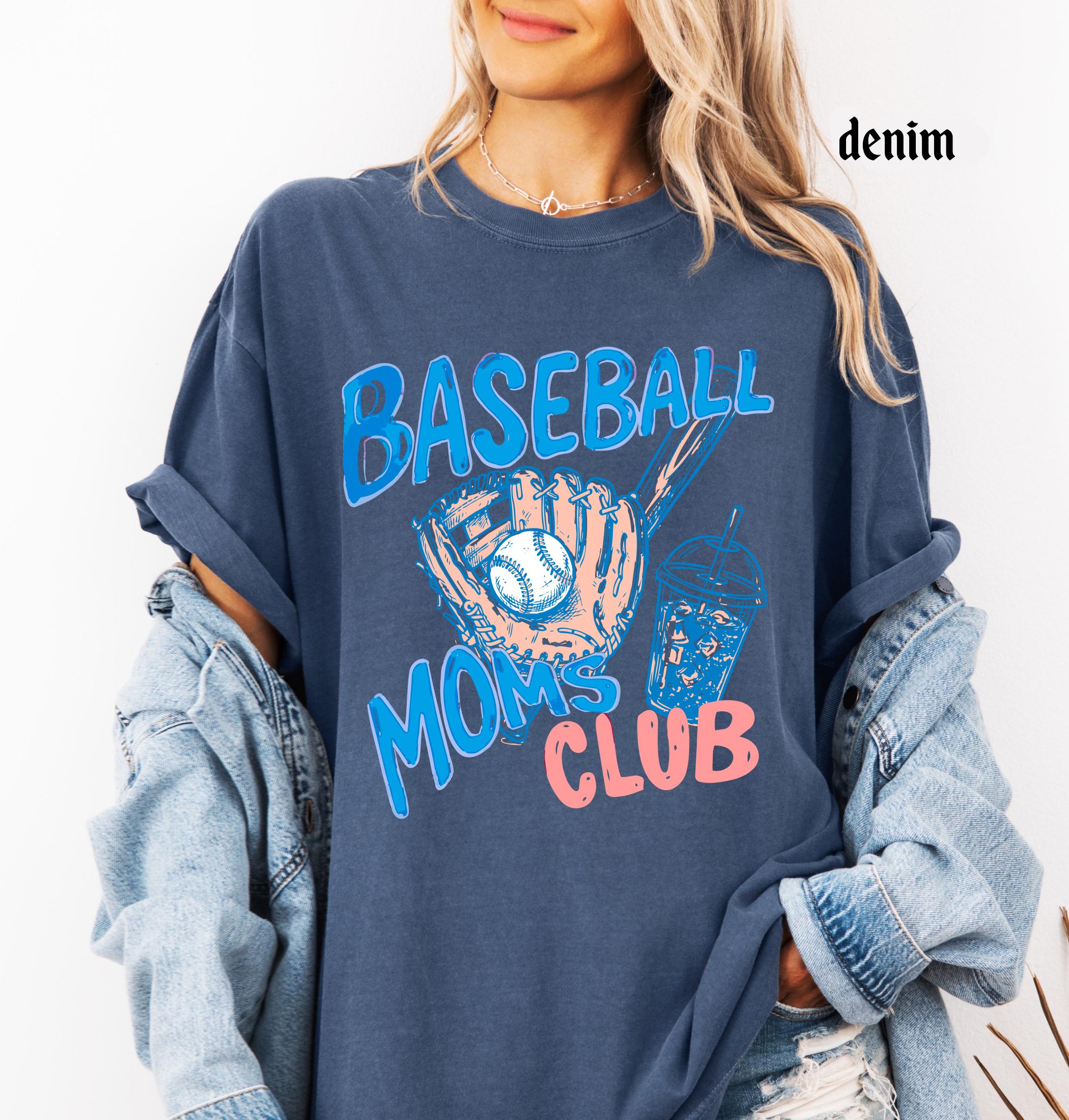 Baseball Mom Comfort Colors© Shirt, Baseball Moms Club T-shirt, Sport Mama Tee, Trendy Women's Game Day Shirt, Gift for Baseball Mom