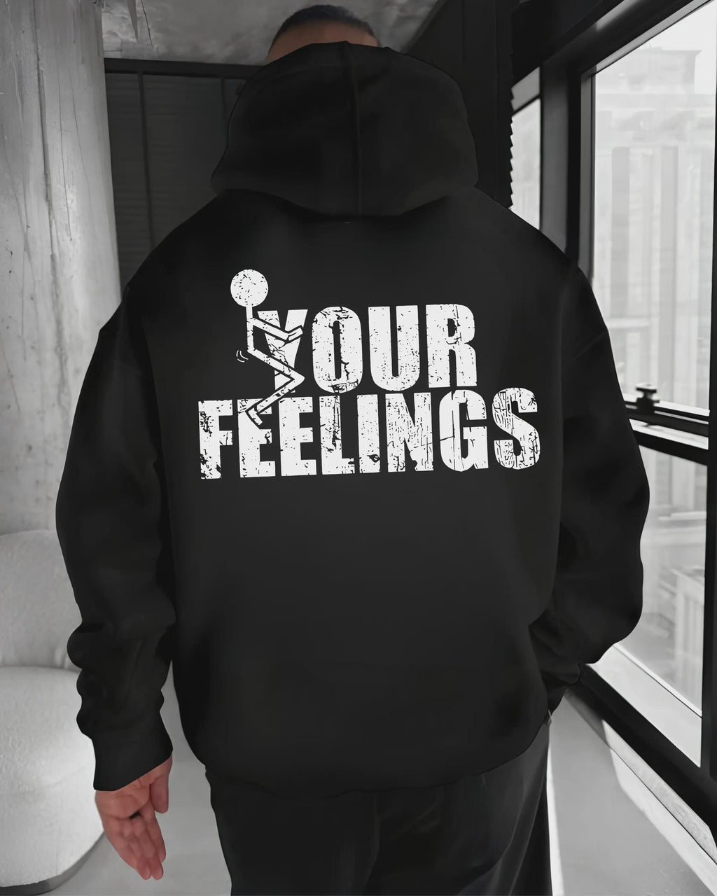 Fck Your Feelings Tshirt, Stick Figure Hoodie, Adult Humor Sweatshirt, Offensive Gag Gift For Men, Sarcastic Graphic Tee, Edgy Shirt