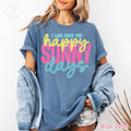 Comfort Colors® Happy Sunny Days Shirt, Retro Summer Shirt for Women, Beach Vacation Shirt, Trendy Spring Graphic Tee, Sunshine Shirt